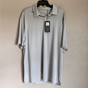 Walter Hagen Men's Gray Polo Golf Shirt